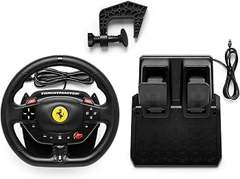 Thrustmaster T98 Ferrari 296 GTB Racing Wheel and Pedal Set - PS5 | PS4 | PC