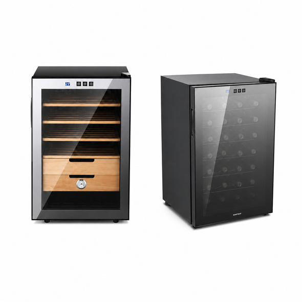 G3 Ferrari Wine Cooler & Cigar Humidor Bundle | G3FERRARI BUNDLE 4