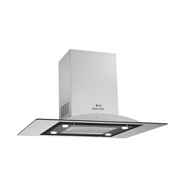 Queen Chef 90cm Island Hood 250W - Inox & Glass | IGO0190