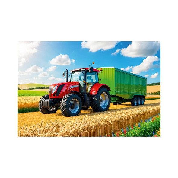 Trefl Agricultural Machinery Tractor 100 Pieces Puzzle | 16494