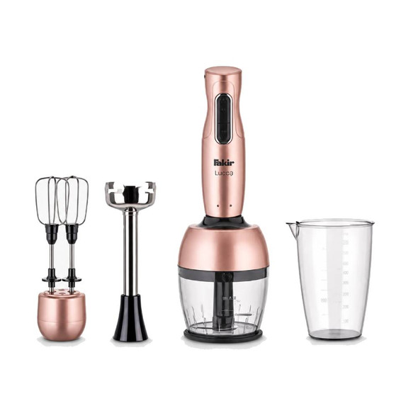 Lucca Q 1000W Blender Set with Accessories - Pink | 41003487