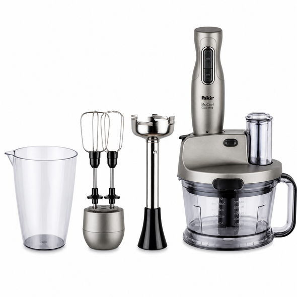 Mr Chef Quadro 1000W Blender Set with 1.5L Chopper - Silver | 41004195