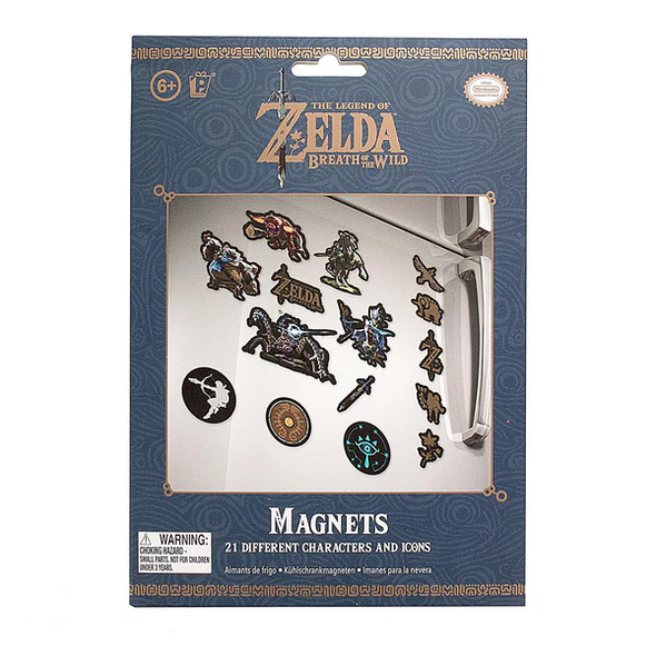 Nintendo The Legend of Zelda Breath of the Wild Fridge Magnets Set of 21