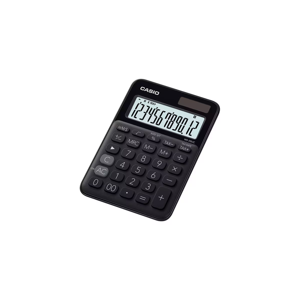 Casio MS-20UC-BK 12-Digit Mini Desktop Calculator Black MS-20UC-BK-N-DC(CN)