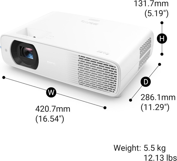 BenQ LH750 Full HD 5000 ANSI Lumens LED Business Projector with Dual HDMI and 30000 Hours Light Source