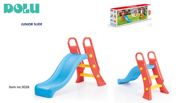 Dolu Junior Slide 3028 kids indoor outdoor blue red yellow toddler slide 24 months plus