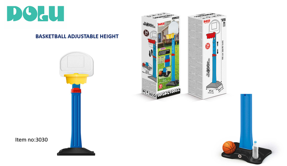 Dolu Adjustable Height Basketball Hoop Set 3030 kids indoor outdoor basketball playset 36 months plus