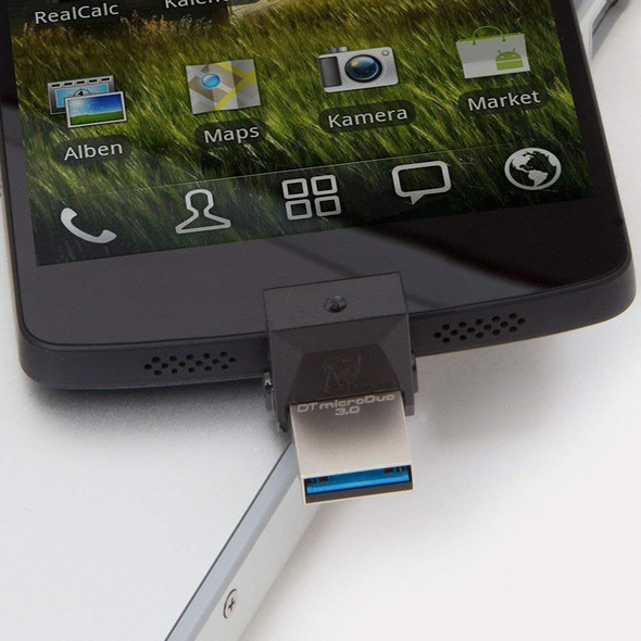 Kingston DataTraveler MicroDuo 32GB USB 3.0 OTG Pen Drive (DTDUO3/32GB)
