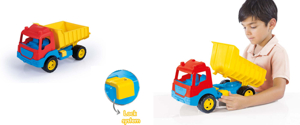 Dolu Tipper Truck 38cm 7123 colorful toy dump truck with tipping bed and lock system