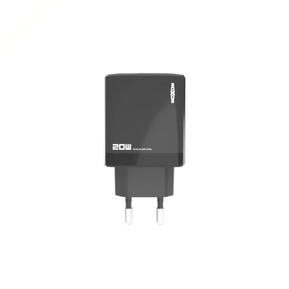MOXOM PD Elite 20W Type-C Dual-Port Home Charger for fast charging smartphones and USB-C devices