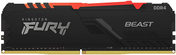 Kingston FURY Beast RGB 32GB 3200MHz DDR4 CL16 Desktop Memory | KF432C16BBA/32