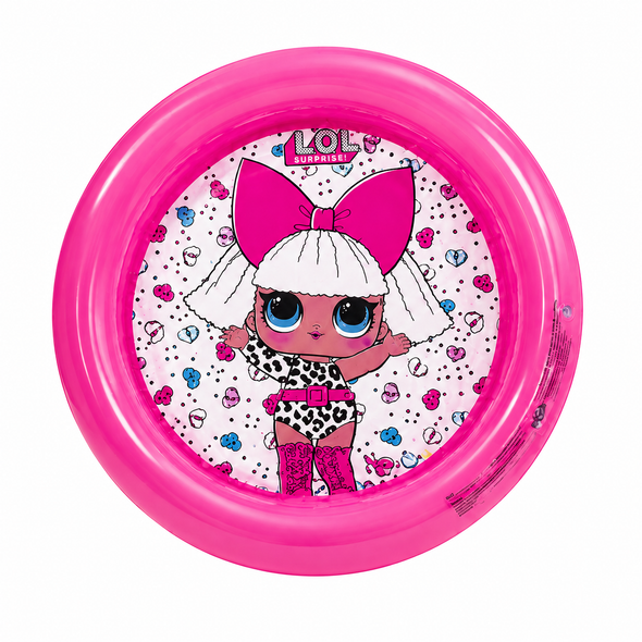 Ages 2-6 2-Ring Pool Design 2 51109 pink inflatable LOL Surprise pool