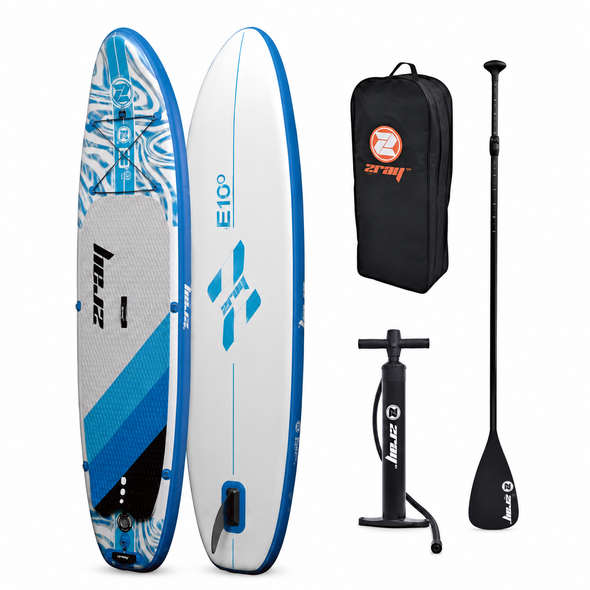 Zray E10 SUP SET 297x76x13 cm 34168 inflatable paddle board with paddle pump and carry bag