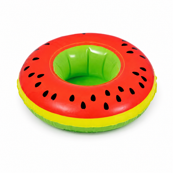 Watermelon Fruit Cup Holder 97260 inflatable floating drink holder for pool and summer water activities