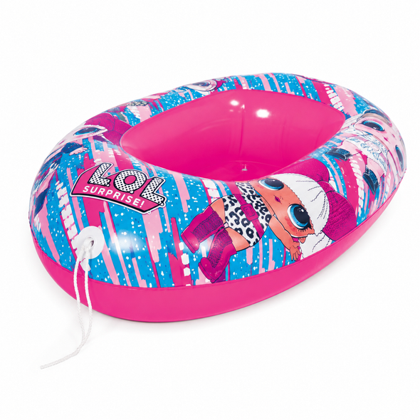 LOL Surprise 2-Ring Pool 100x70 CM 34144/1 pink inflatable pool with character graphics