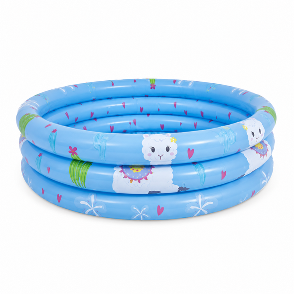 Age 3-6 Alpaca 3-Ring Pool 100X30CM - Blue - 57167