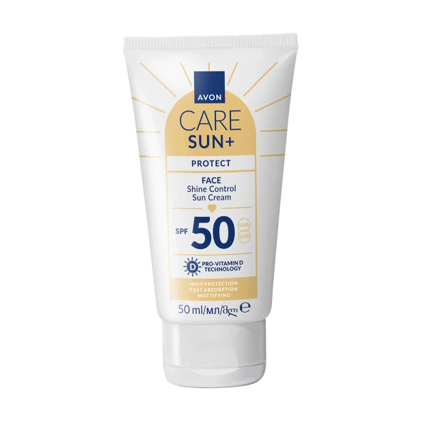 Avon Care Sun Restage Face SPF 50 Oil Free 50ml EMEA 1564616 facial sunscreen