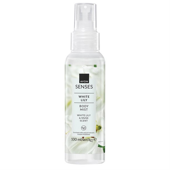 Avon Senses White Lily Body Mist 100ml 1566178 floral body spray