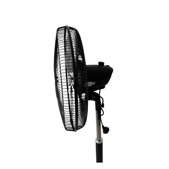 Queen Chef 20" Commercial Stand Fan 130W - Black | QCSF-50-5B