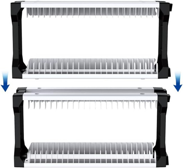 Dobe Game Storage Stand with 2 hooks for 23 physical gaming discs PS4 PS5 Xbox Nintendo Switch