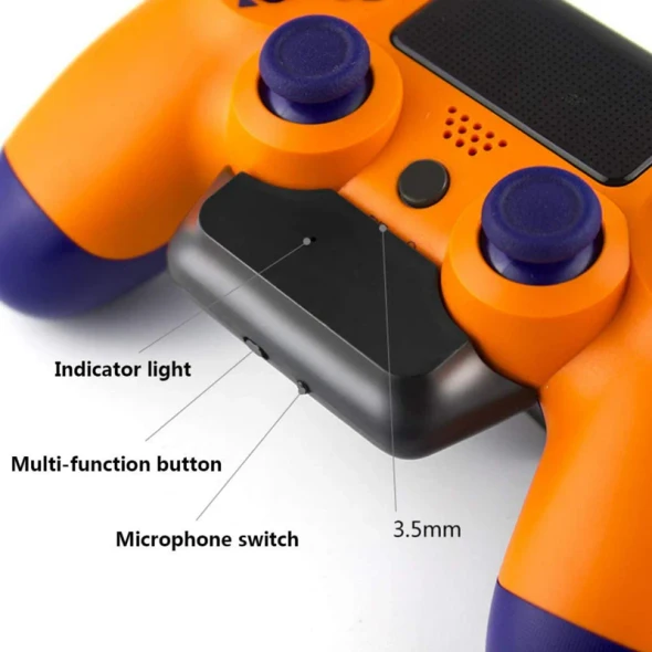 Wireless Audio Adapter with Bluetooth 5.0 for PS4 gaming audio and compatible Bluetooth headphones
