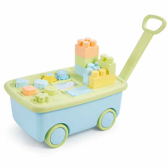 Dolu Educational My 1st Trolley 5209 colorful educational activity trolley toy