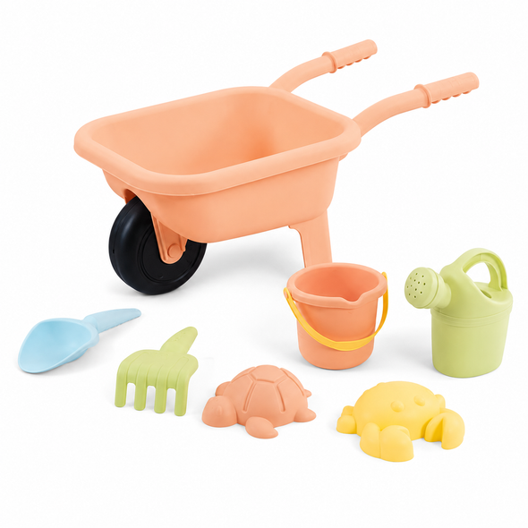 Dolu 18m+ Wheelbarrow Playset 5233 colorful outdoor pretend play toy