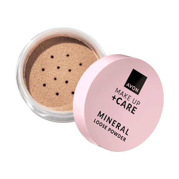 Avon Plus Care Mineral Loose Powder- Light Medium | 1548377