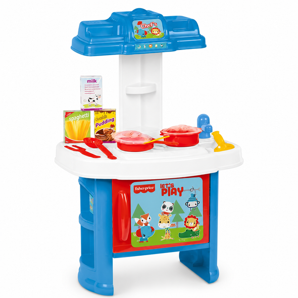 Fisher-Price My 1st Kitchen Set 50x65x60cm toy pretend play kitchen with accessories