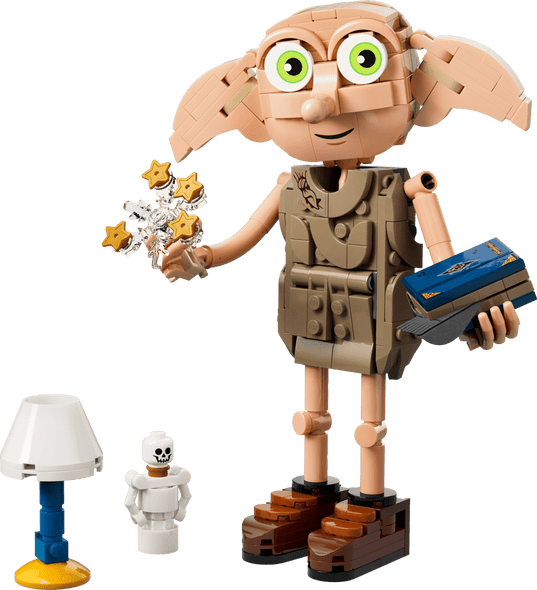 LEGO Harry Potter Dobby the Free Elf 76469 2-in-1 buildable character set with 379 pieces