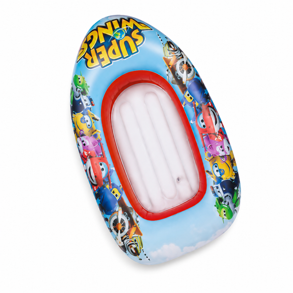 Super Wings Inflatable Boat 120cm 605 colorful pool boat for children aged 3 to 6