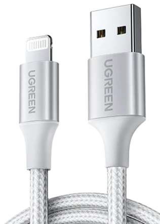 UGREEN USB to Lightning Charging & Sync Cable 1.5M Silver