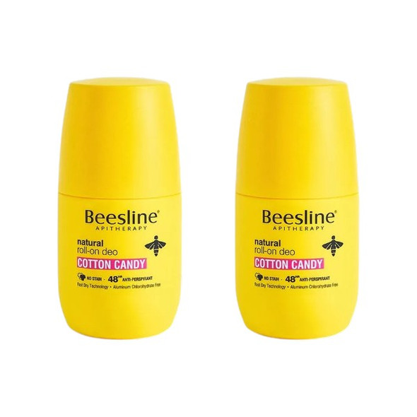 Beesline Natural Roll-On Deo - Cotton Candy Special Offer