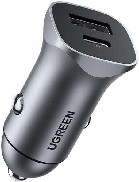 UGREEN Dual Port USB-C & USB-A Fast Car Charger