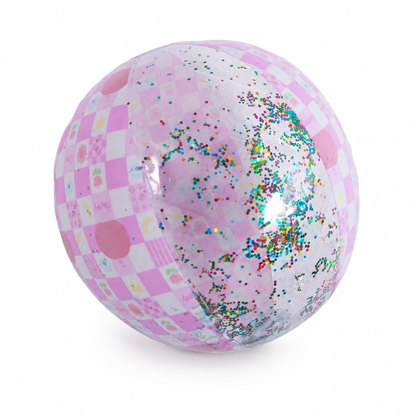 Glitter Ball 50cm Pink 53197 inflatable play ball