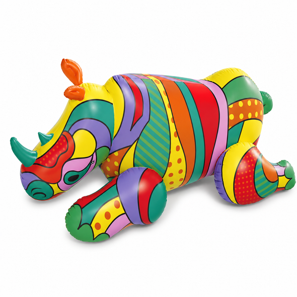 Bestway Art Collection Rhino Pool Float 201x102cm | 41116
