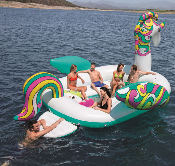 Bestway CoolerZ Tropical Breeze Mega Water Park inflatable floating island 43228