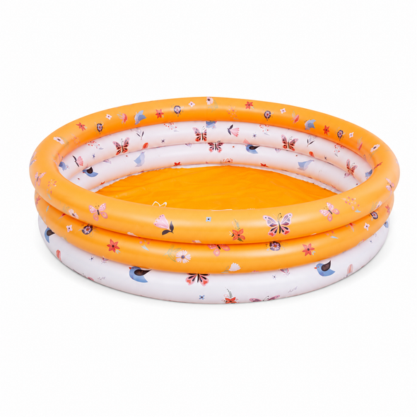 Butterfly 3-Ring Pool 125 x 29cm 51458 inflatable round pool