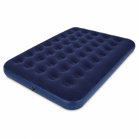 Avenli Flocked Air Bed 191 x 137 x 22cm 20256-1