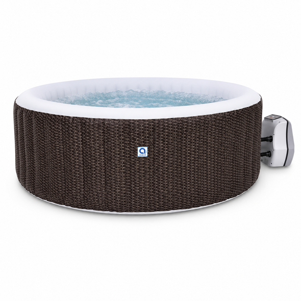 Nice-4P 4-Person Inflatable Hot Spa Whirlpool with Bluetooth Speaker and Oxygen System 17283EUV31