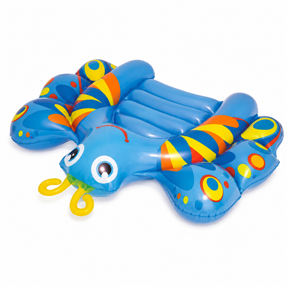 Bestway Animal Buddies Blue Butterfly Inflatable Pool Mat 110 x 90 cm - 42047