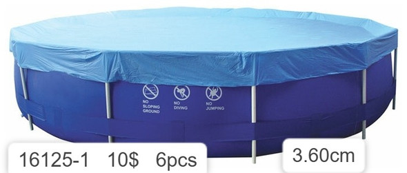 Round Above-Ground Swimming Pool Cover 3.60m | 16125-1