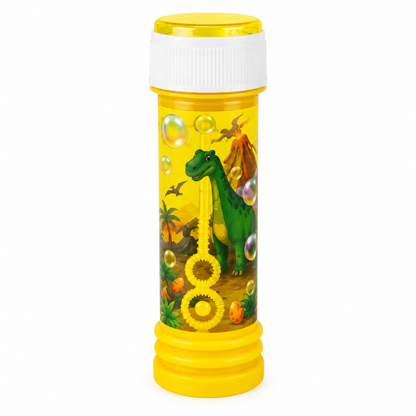 Prehistoric Dinosaur Yellow Bubble Maker Toy | AL8286