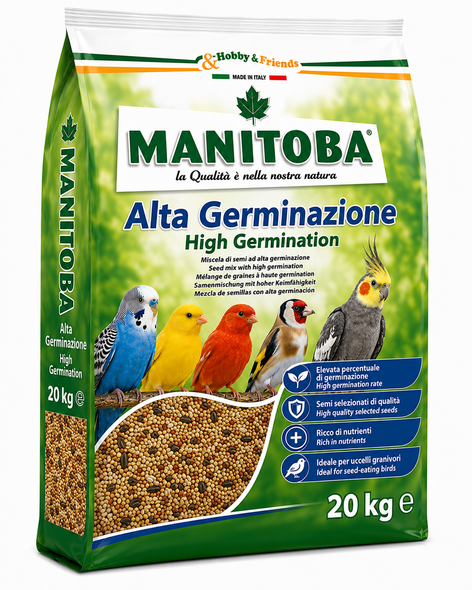 Manitoba Alta Germinazione High Germination Bird Food 20 Kg | 26070