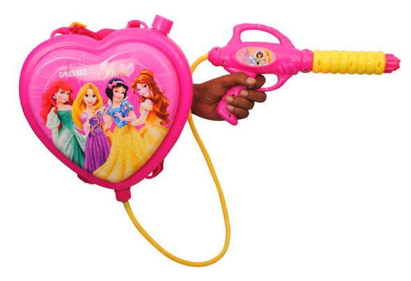 Princess Backpack Water Gun Toy - Pink & Yellow | 2012-1