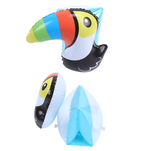 Inflatable Unicorn Swim Ring with Glitter - White | AL1546-7