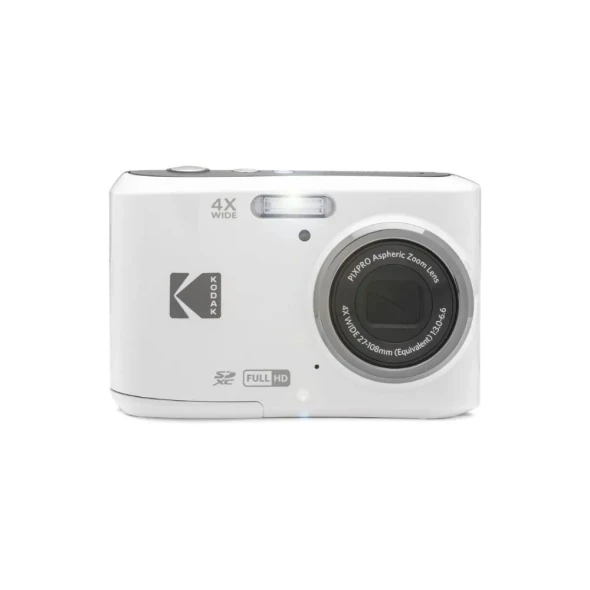 Kodak PIXPRO FZ45 White 16MP Compact Digital Camera with 4x Optical Zoom