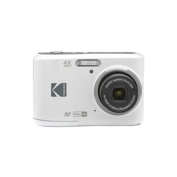 Kodak PIXPRO FZ45 White 16MP Compact Digital Camera with 4x Optical Zoom