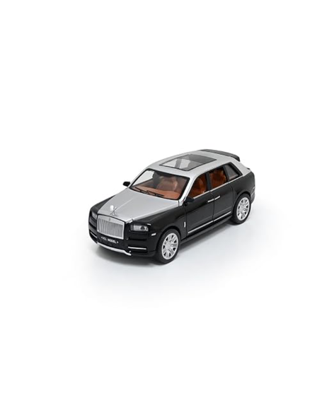 1:22 Die-Cast Luxury SUV Toy Car – Black & Silver | HCL-806