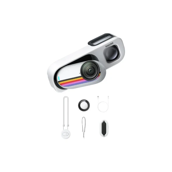 Insta360 GO 3S Retro Bundle Special Edition - 128GB 4K Mini Action Camera - Canvas White | CINSBATF-WHITE